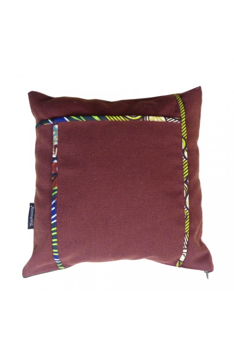 Cushion lines in african print