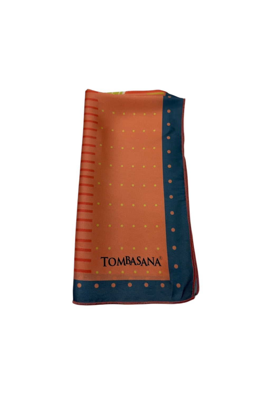 Foulard carré "GOMBOS SAUMON"