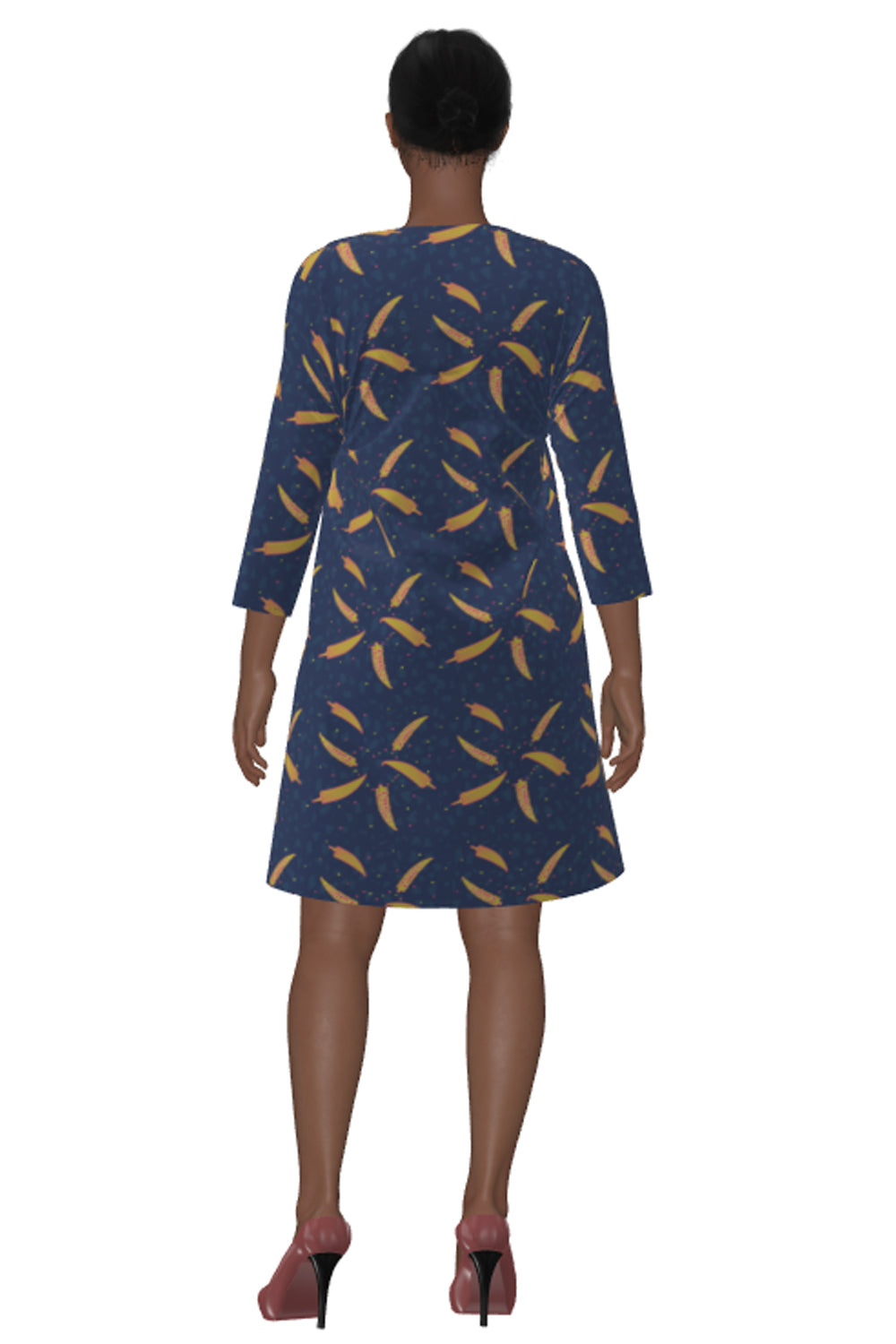 Robe Noemi Gombos Bleu